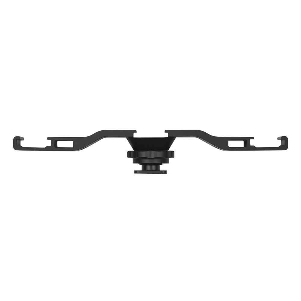 Triple Cold Shoe Extension Bar Universal Cold Shoe Mount Bracket Plate Adapter with 1/4 Screw Hole for Microphone/Video Recording/Live Stream-5