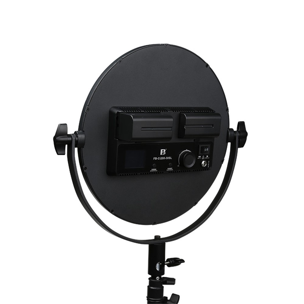 FB FB-Ci200-30SL Live-streaming Photography Light 30W 900Lux Rotating Selfie Ring Light for Webcam Online Teaching-2