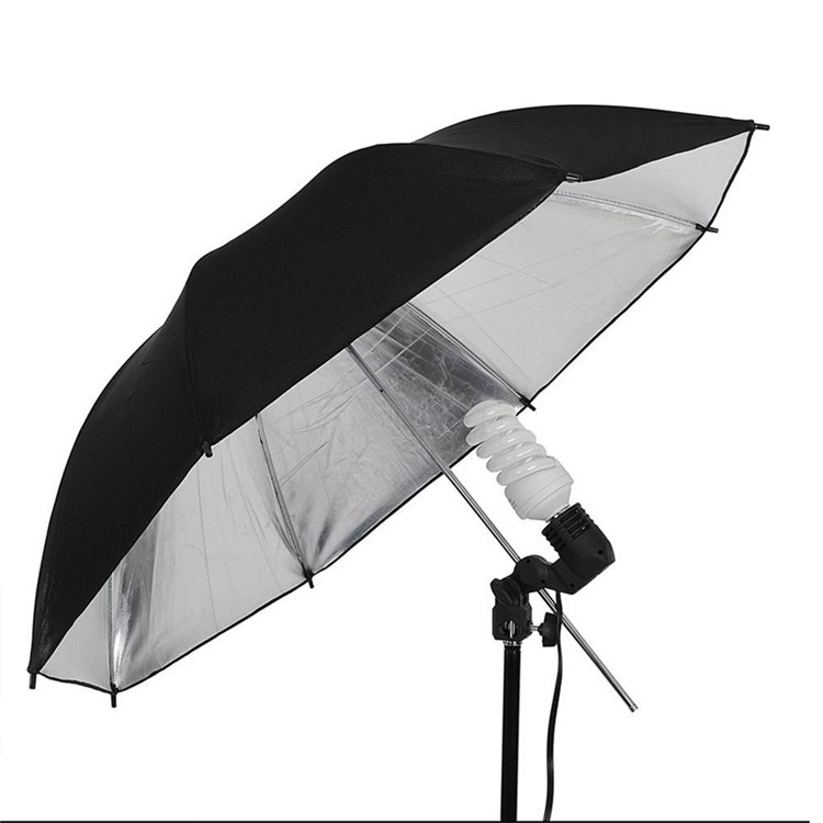 E27 Universal Screw Umbrella Holder Adapter Socket Photo Light Stand Mount Bulb Holder for Photography - EU Plug-4