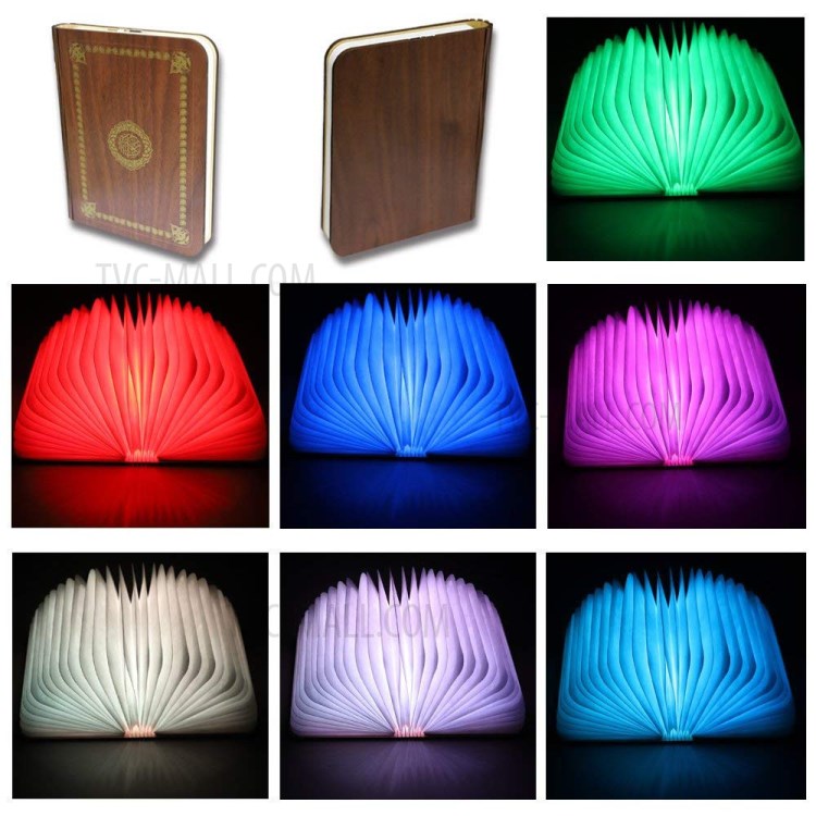 SQ203 Colorful LED Book Light Muslim Learning Quran Bluetooth Speaker with Remote Control-4