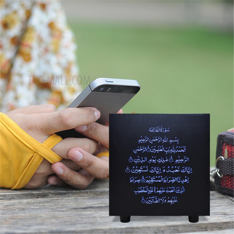 Remote Controll Colorful LED Bluetooth Quran Speaker Learning Reading Cube Wireless Speaker-9