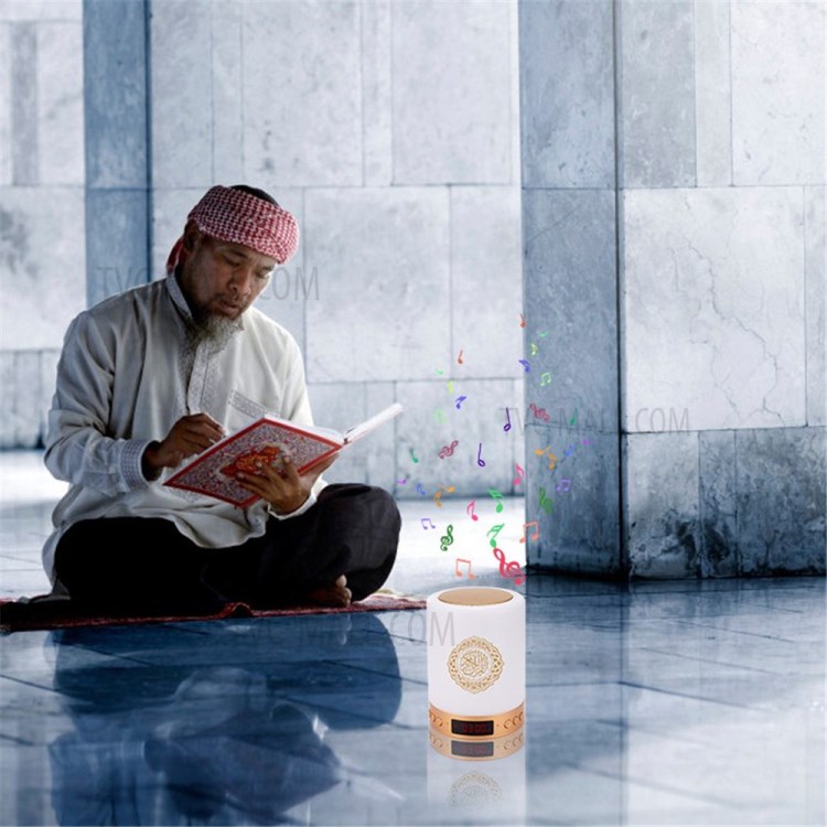 Night Light Quran Bluetooth Speaker Portable Touch Control Quran Music Player-10