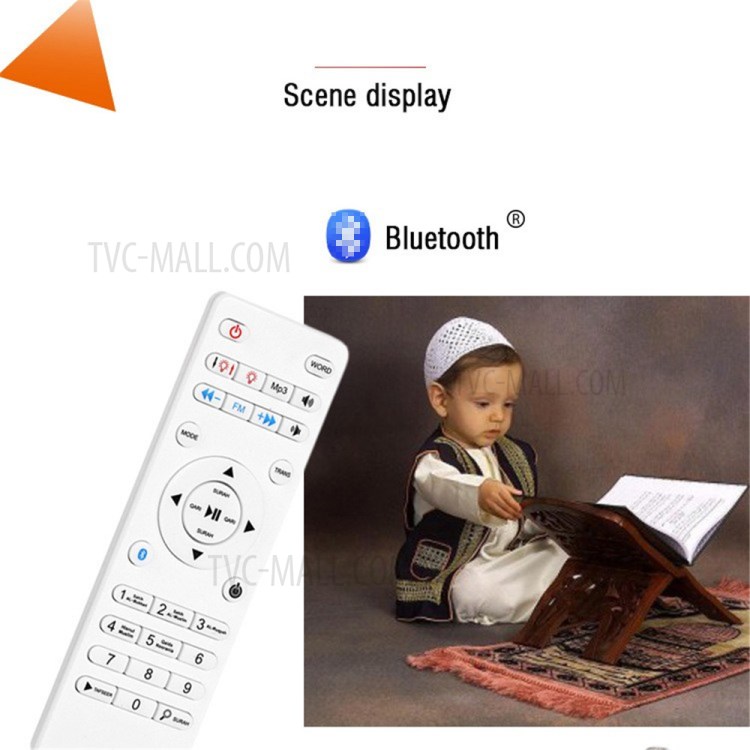 Lúmenes LED Bluetooth Reproductor De MP3 Altavoz Libro Santo Con La Traducción - Enchufe De La UE-2