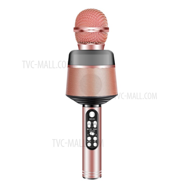 Shop Q008 Wireless Bluetooth Capacitance Live Phone Microphone Rose