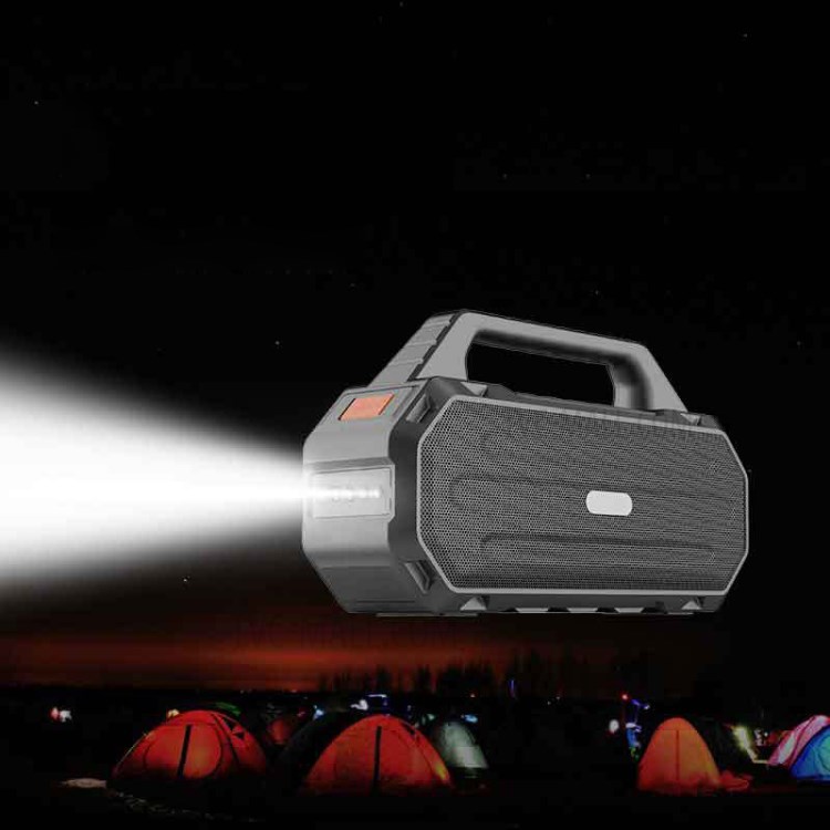 30W Altavoz Del Bluetooth Portable Al Aire Libre Del Altavoz Baile De Figuras Resistente Al Agua Con Luz LED-4