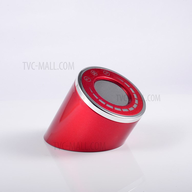 Portable Smart LED Colorful Spectrum Bluetooth Speaker - Red-1