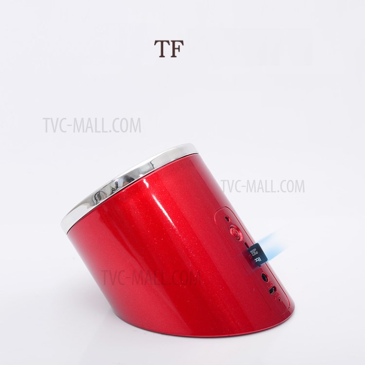 Portable Smart LED Colorful Spectrum Bluetooth Speaker - Red-2