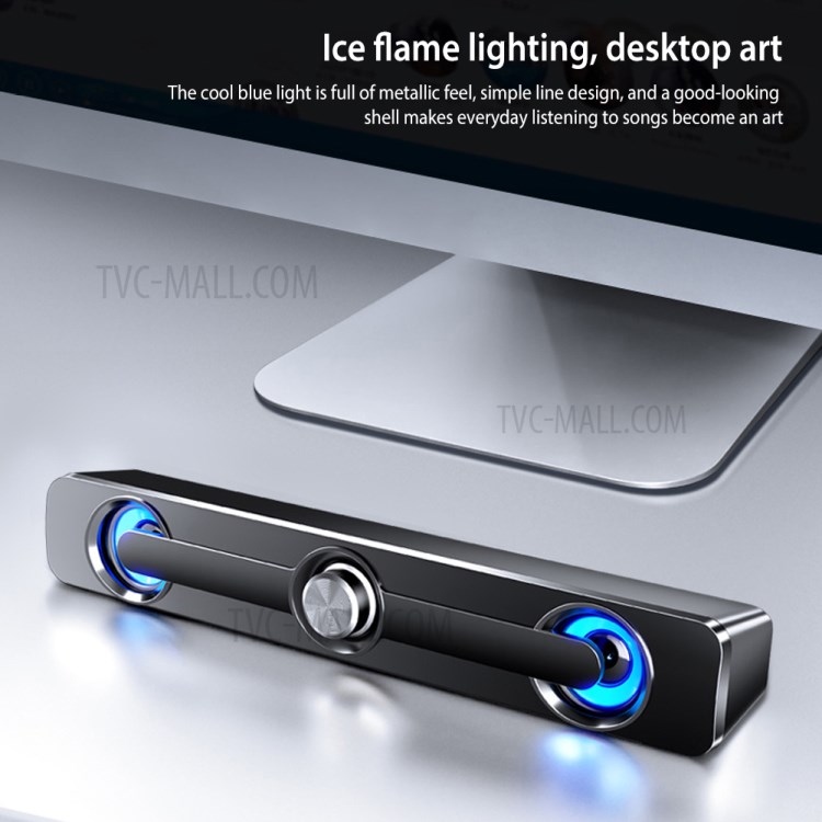 Caixa De Som Mini-dupla Graves Dos Altifalantes Computador 9D Estéreo Portátil USB-7