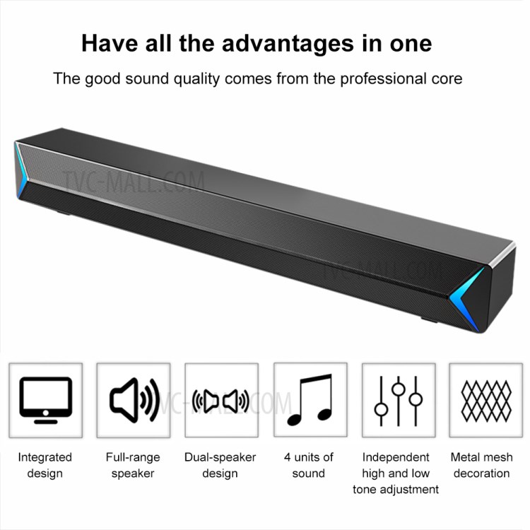 Desktop Speaker Portable Dual Bass HiFi Stereo USB Computer Speaker Mini Sound Box-10