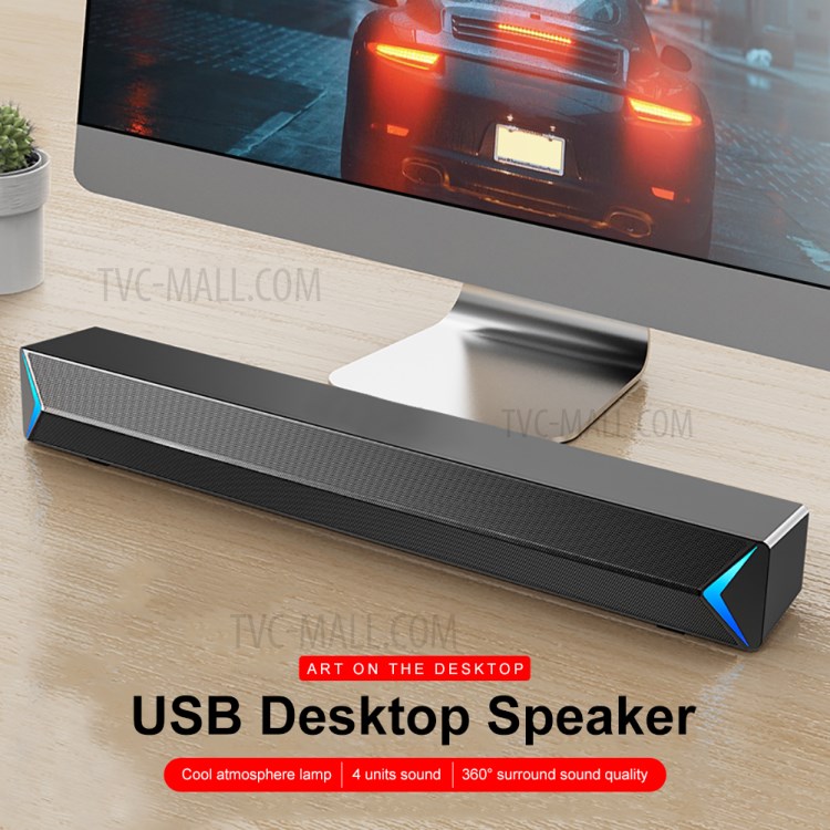 Desktop Speaker Portable Dual Bass HiFi Stereo USB Computer Speaker Mini Sound Box-2