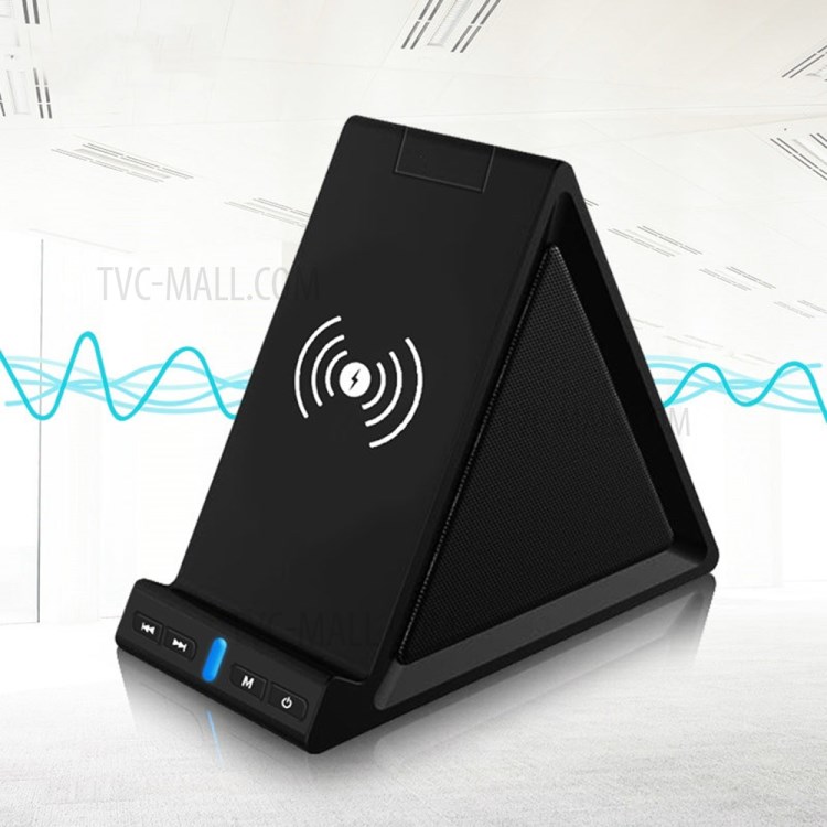 LEMONDA SMART WS001 3 in 1 Multi-function Wireless Charger Bluetooth Speaker Phone Stand Loudspeaker-6