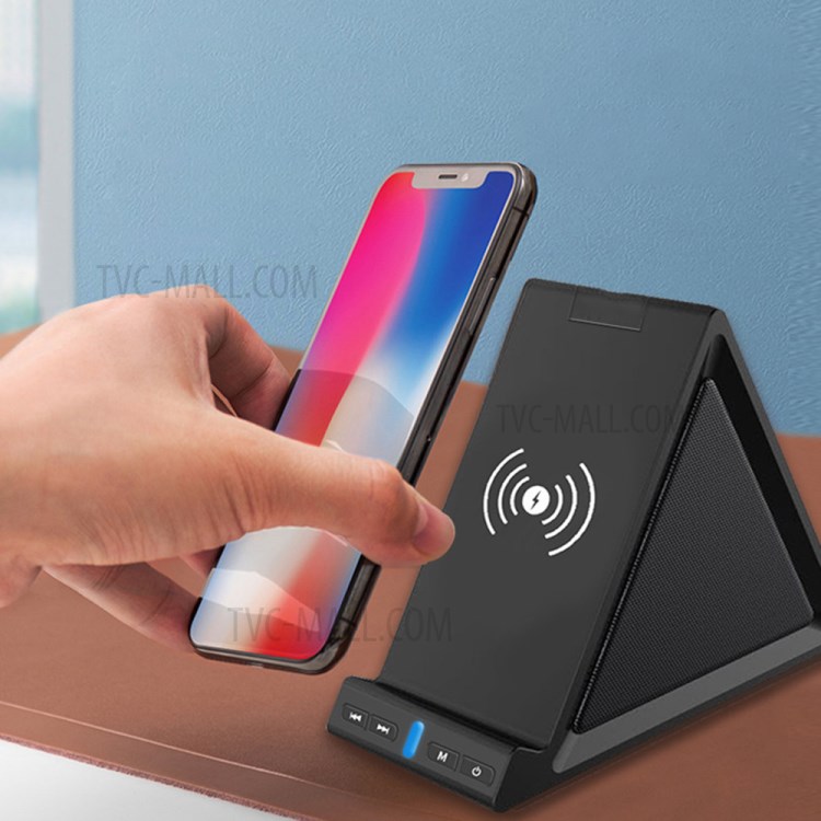 LEMONDA SMART WS001 3 in 1 Multi-function Wireless Charger Bluetooth Speaker Phone Stand Loudspeaker-7