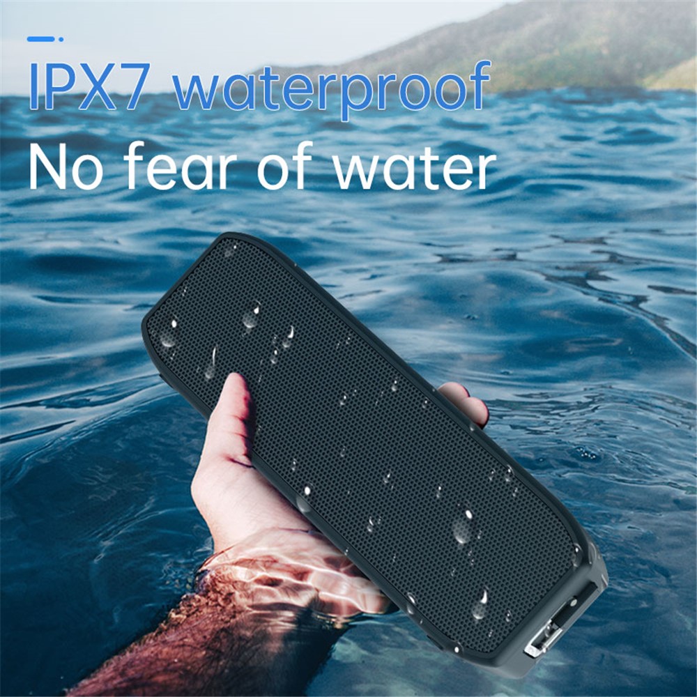 LEMONDA SMART S5 20W TWS Stereo Bluetooth Speaker Bass IPX7 Waterproof Subwoofer Audio Music Player-4