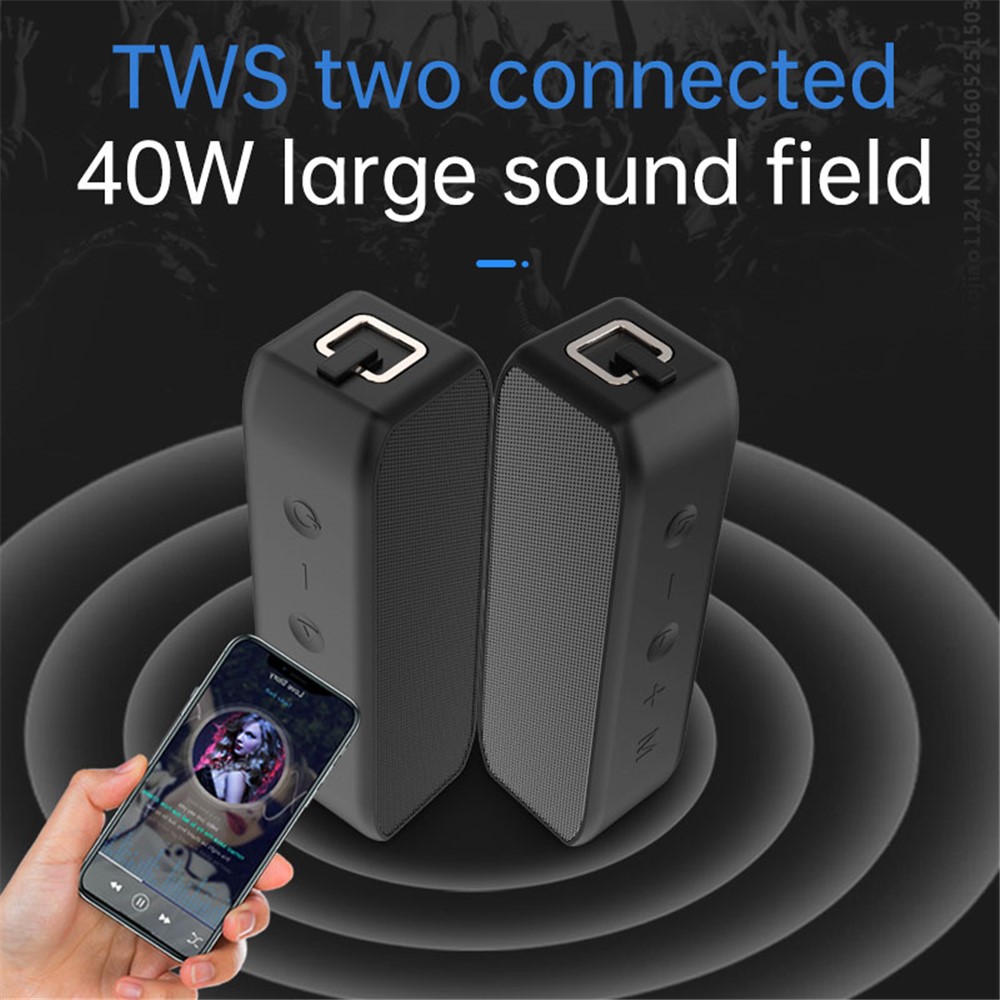 LEMONDA SMART S5 20W TWS Stereo Bluetooth Speaker Bass IPX7 Waterproof Subwoofer Audio Music Player-8