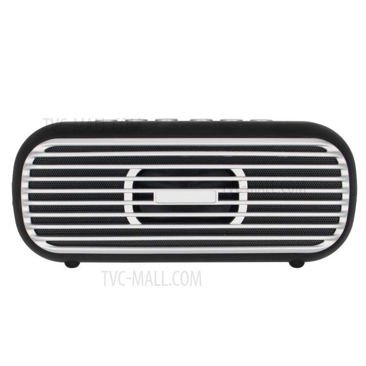 Lemonda SMART T5PRO Retro 40W Subwoofer Subwooh Altavoz Bluetooth TWS Estéreo Altavoz Soporte AUX / TF / TYPE-C - Negro-2