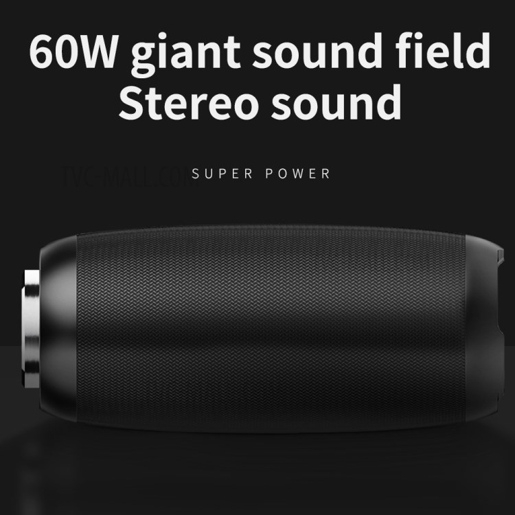 LEMONDA SMART V9Pro 60W Deep Bass NFC DSP Bluetooth Speaker Stereo TWS Wireless Subwoofer Support Power Bank-4