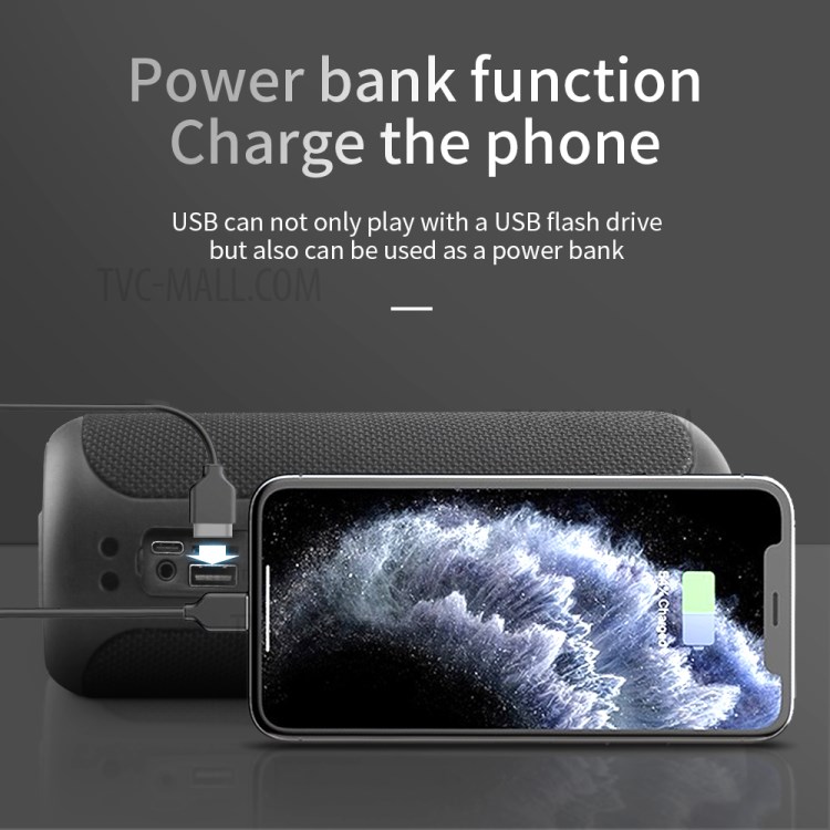 LEMONDA SMART V6 Touch Control 40W Deep Bass DSP Bluetooth Speaker Power Bank Waterproof Subwoofer-4