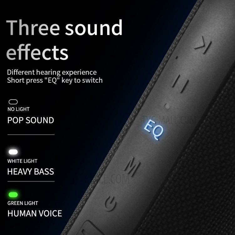 LEMONDA SMART V6 Touch Control 40W Deep Bass DSP Bluetooth Speaker Power Bank Waterproof Subwoofer-7