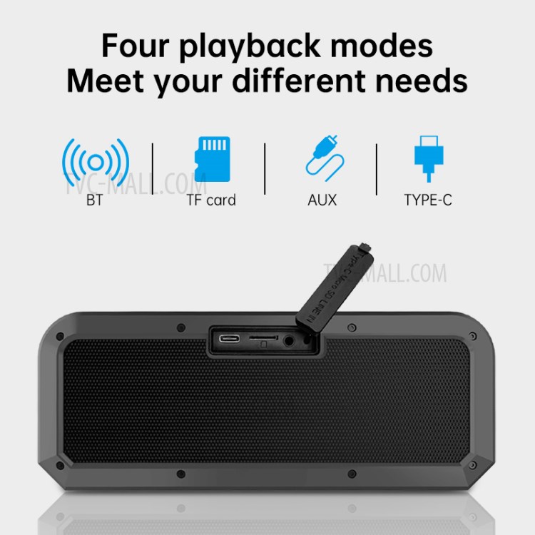 LEMONDA SMART X3S 40W Bluetooth Speaker IPX7 Waterproof NFC DSP Subwoofer Music Player-5