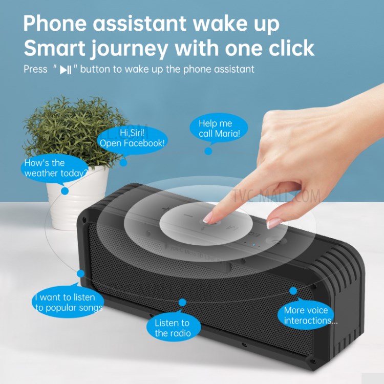 LEMONDA SMART X3S 40W Bluetooth Speaker IPX7 Waterproof NFC DSP Subwoofer Music Player-7