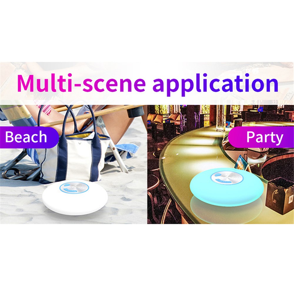 LEMONDA SMART A2 IPX7 Water Floating Colorful Light Bluetooth Speaker Outdoor Music Player-7