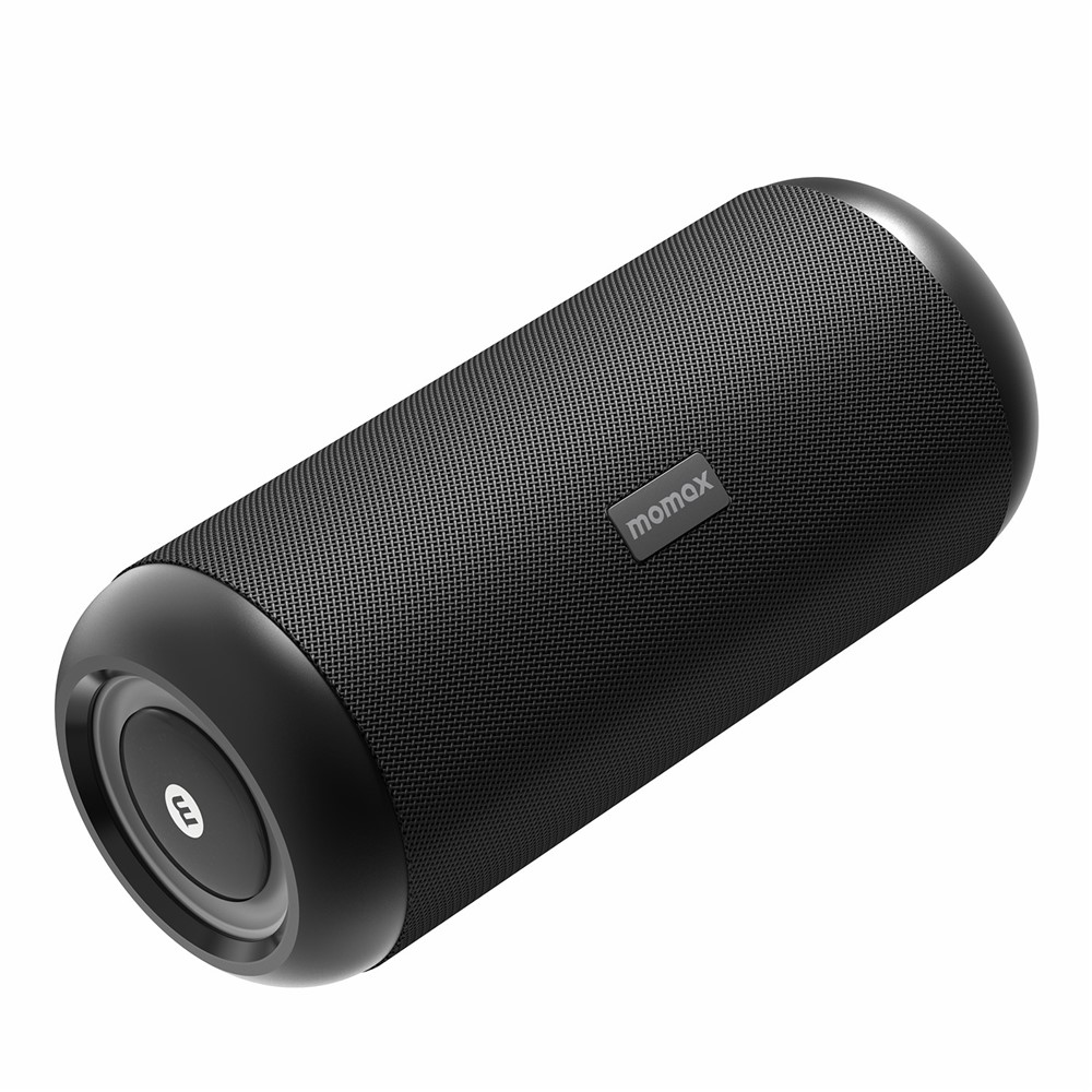 MOMAX INTUNE PLUS Portable Bluetooth TWS Wireless Speaker Outdoor Waterproof Stereo Music Subwoofer with RGB Light - Black-1