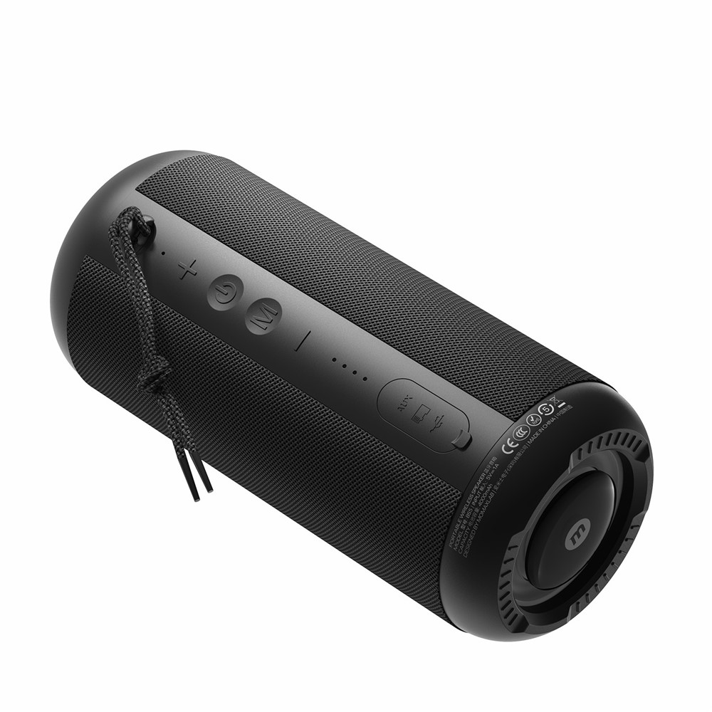 MOMAX INTUNE PLUS Portable Bluetooth TWS Wireless Speaker Outdoor Waterproof Stereo Music Subwoofer with RGB Light - Black-2