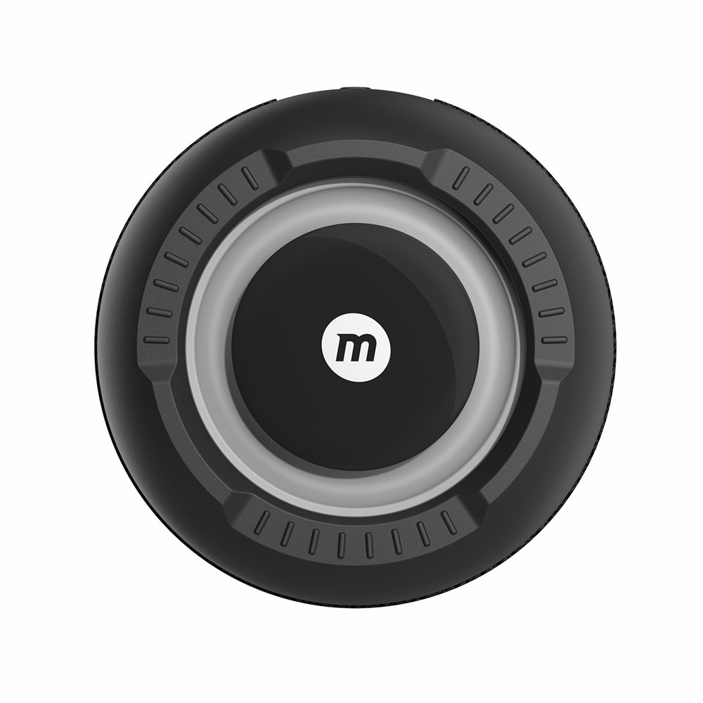 MOMAX INTUNE PLUS Portable Bluetooth TWS Wireless Speaker Outdoor Waterproof Stereo Music Subwoofer with RGB Light - Black-6