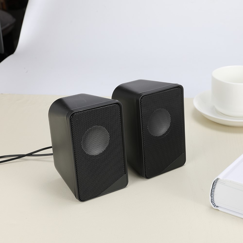 T-WOLF S2 Dual Wired Speaker Heavy Bass Surround Sound System Music Speaker for Desktop and Laptop-2