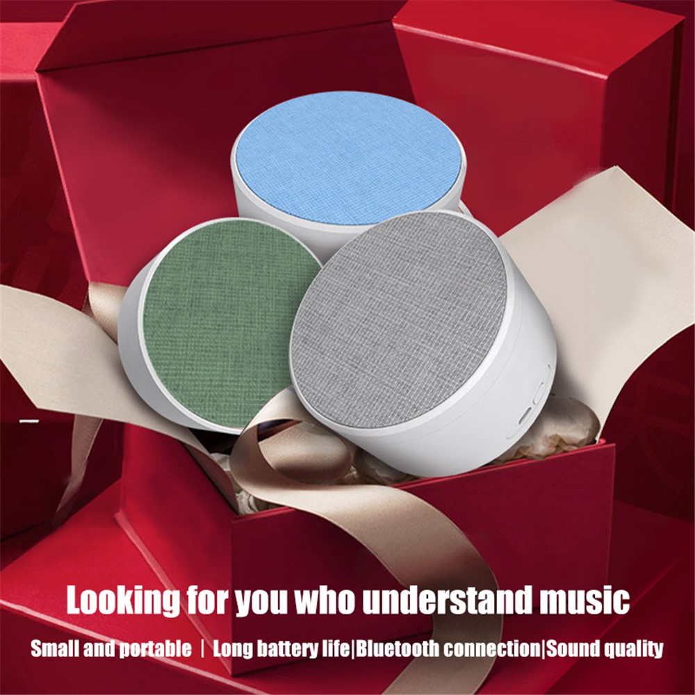 K15 Fabric Wireless Bluetooth Speaker HD Sound Portable Audio Player Subwoofer - Green-6