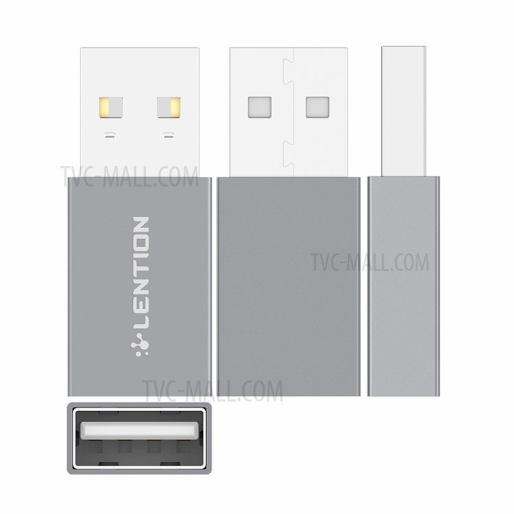 2PCS/Pack LENTION H2 USB-C Female to USB-A Male Charger Adapter Converter-10