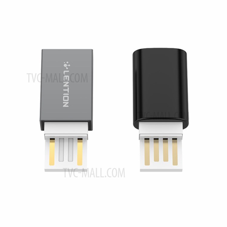 2PCS/Pack LENTION H2 USB-C Female to USB-A Male Charger Adapter Converter-5