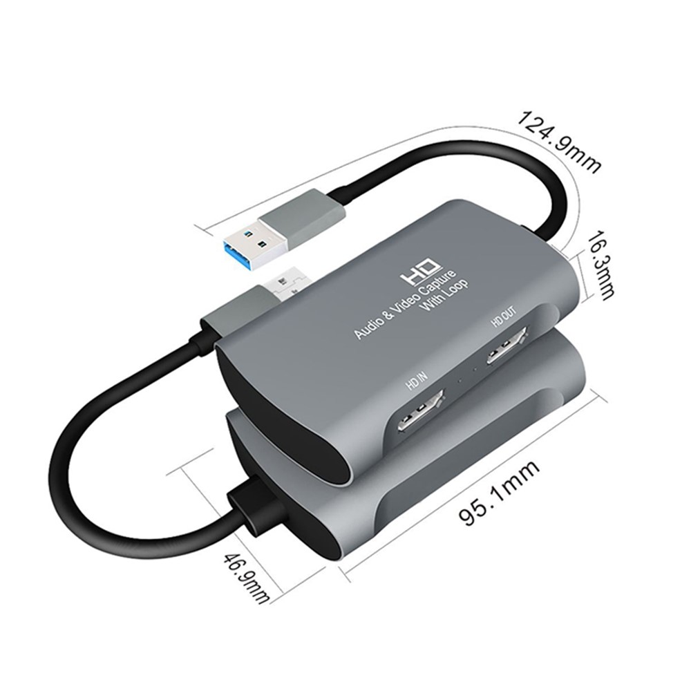 Z31 HDMI/F to HDMI/F+USB2.0/M Audio & Video Capture with Loop-2