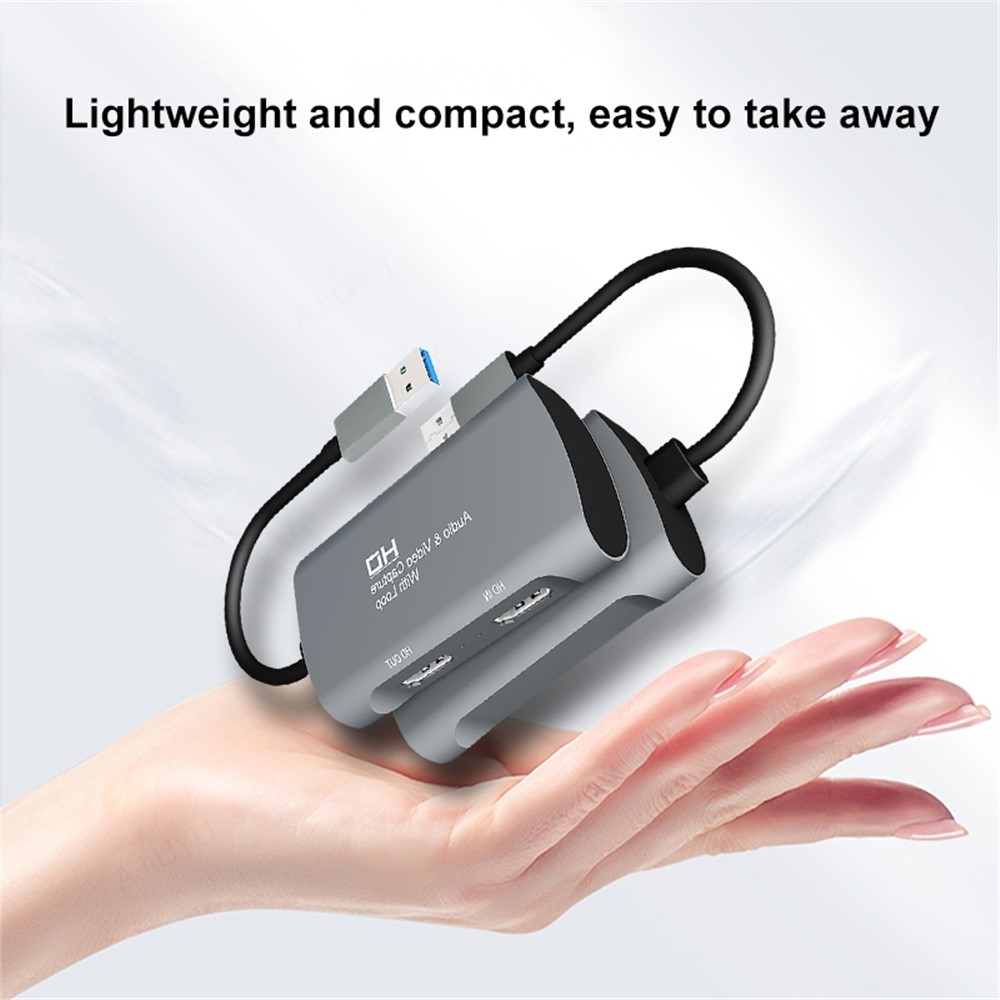Z31 HDMI/F to HDMI/F+USB2.0/M Audio & Video Capture with Loop-8