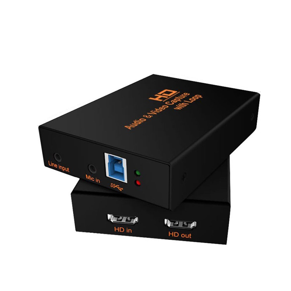 Z28 HDMI/F+MIC+Line IN TO HDMI/F + USB3.0 Professional Audio & Video Capture Device-1