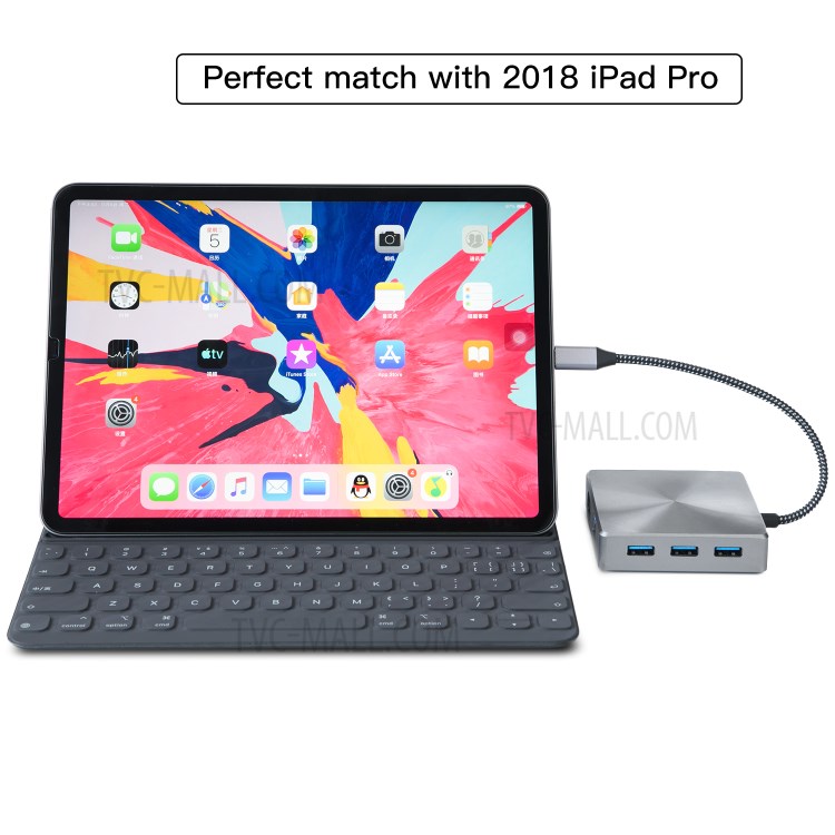 YK0160S 9-in-1 Aluminium Type-C Hub Adapter USB-C Charging Converter - Grey-4