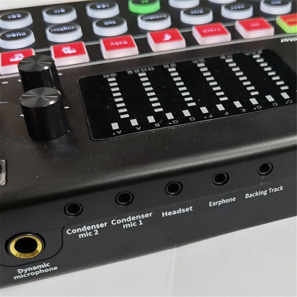 M9 Audio Sound Card 3.5mm Microphone Headset Live Broadcast Studio Phone Computer Bluetooth Sound Adapter-5