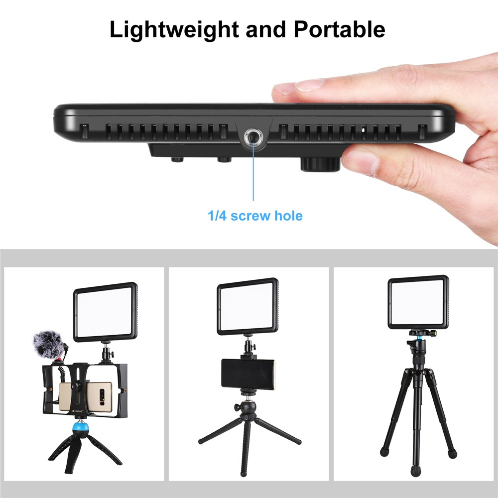 PULUZ PU4116 116LED 12W 3300-5600K Dimmable Photography Video Light Panel Fill-in Lamp for Camera-7