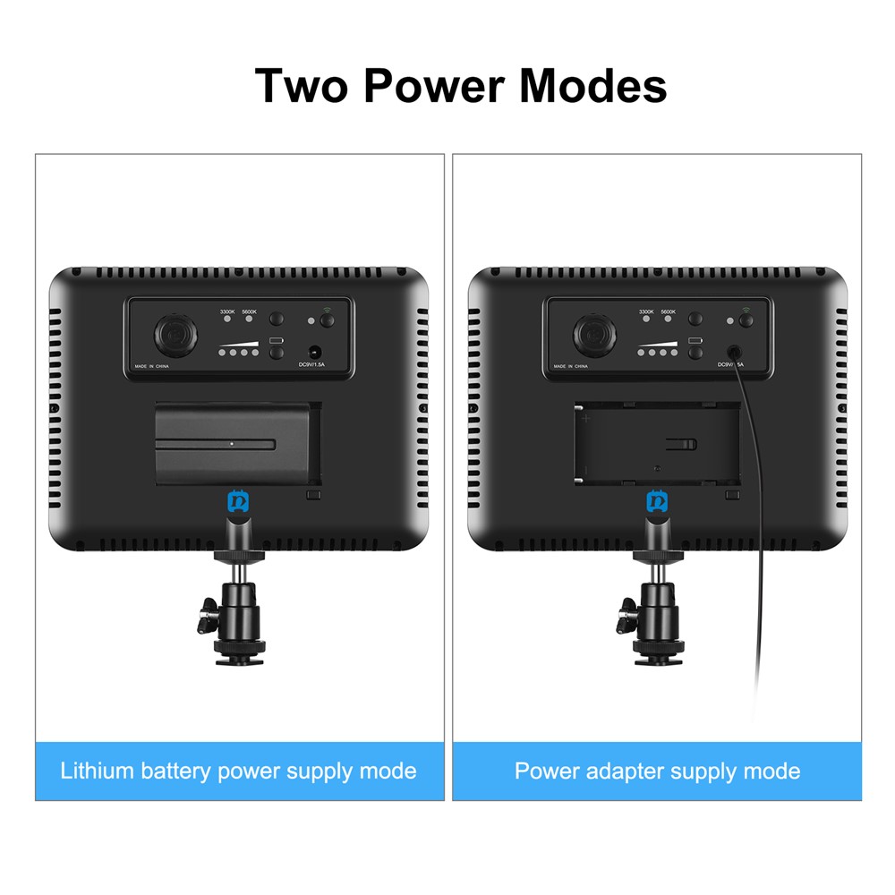 PULUZ PU4116 116LED 12W 3300-5600K Dimmable Photography Video Light Panel Fill-in Lamp for Camera-8