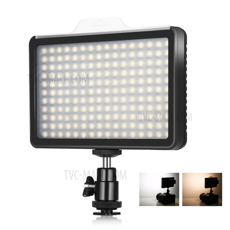 PULUZ PU4117 176 LED 12W 3300-5600K Dimmable Studio Luce Per Video E Riprese Fotografiche-1