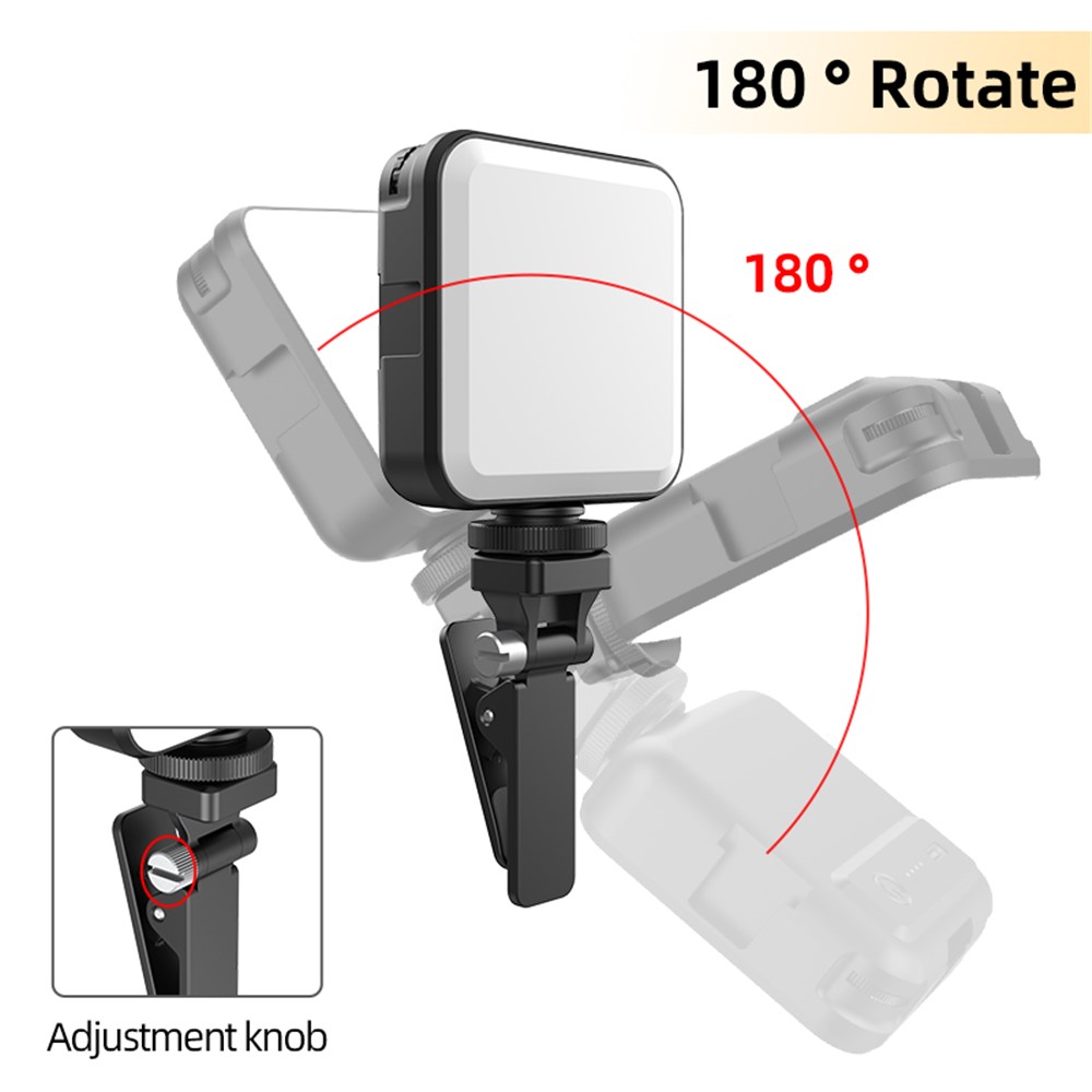 WONEW FL02 Câmera LED Preenchimento 3000-6000K Dimmable Câmera de Celular Câmera Computador de Transmissão ao Vivo Luz de Fotografia