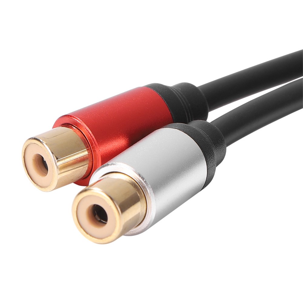 1RCA Male to 2RCA Female Audio Cable Adapter for Speaker DVD TV Laptop Portable RCA Audio Y Splitter Cable-4