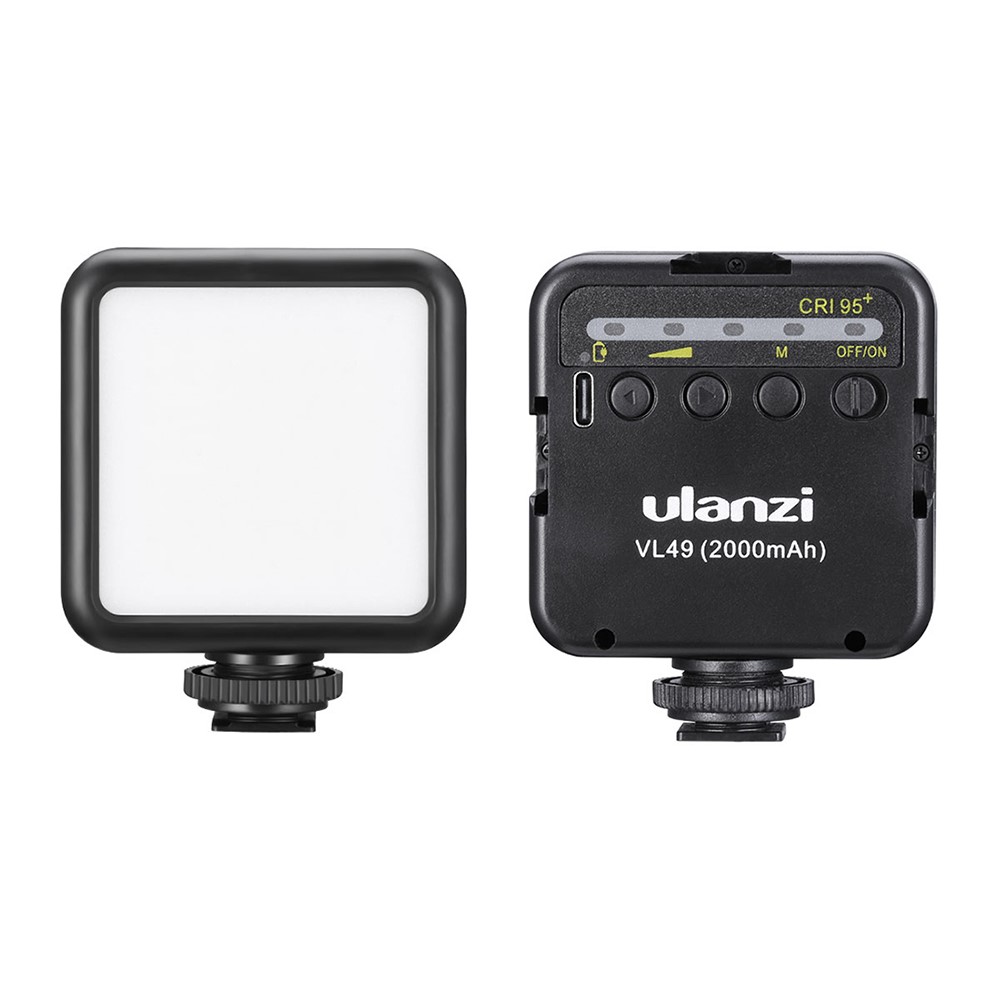 ULANZI VL49 6W Mini LED Video Light with Built-in 2000mAh Battery 5500K Photographic Lighting for Canon Nikon Sony DSLR Camera-3