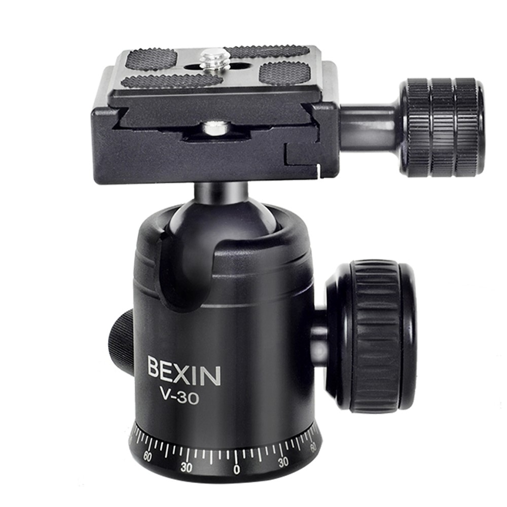 BEXIN V-30 Portable 360 Degree Rotating Ball Head Panoramic Shooting Camera Tripod Adapter-1