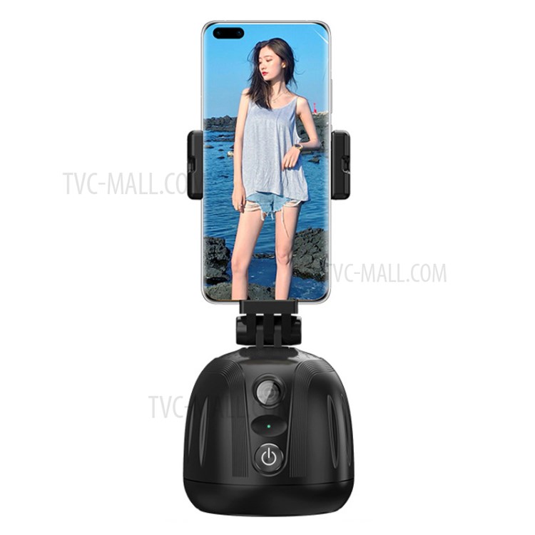 TD5 Auto Face Object Tracking Camera Smart Shooting Phone Mount 360 Degree Rotation Selfie Stick Tripod Holder - Black-1