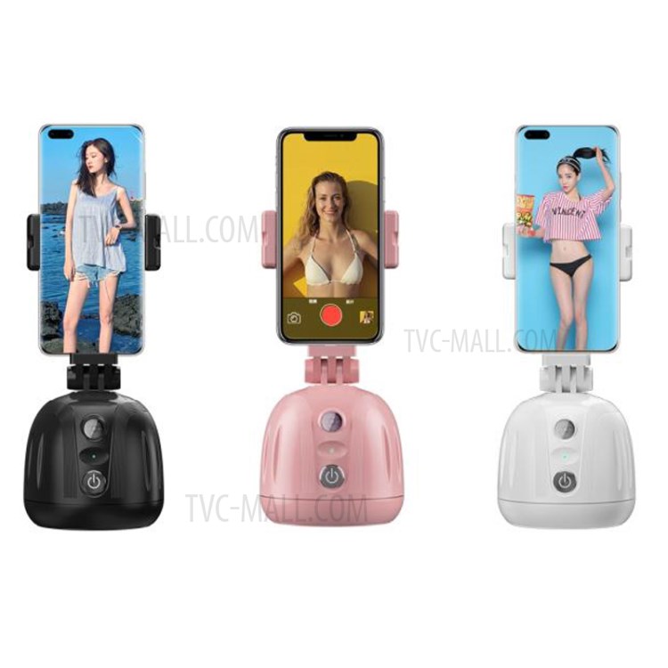 TD5 Auto Face Object Tracking Camera Smart Shooting Phone Mount 360 Degree Rotation Selfie Stick Tripod Holder - Black-7