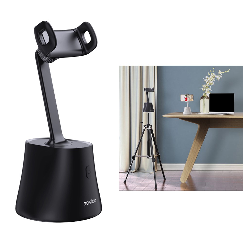 YESIDO SF10 360 Degrees Rotation Smart AI Follow Gimbal Face Tracking Phone Holder Stand for Live Broadcast Video Recording-1