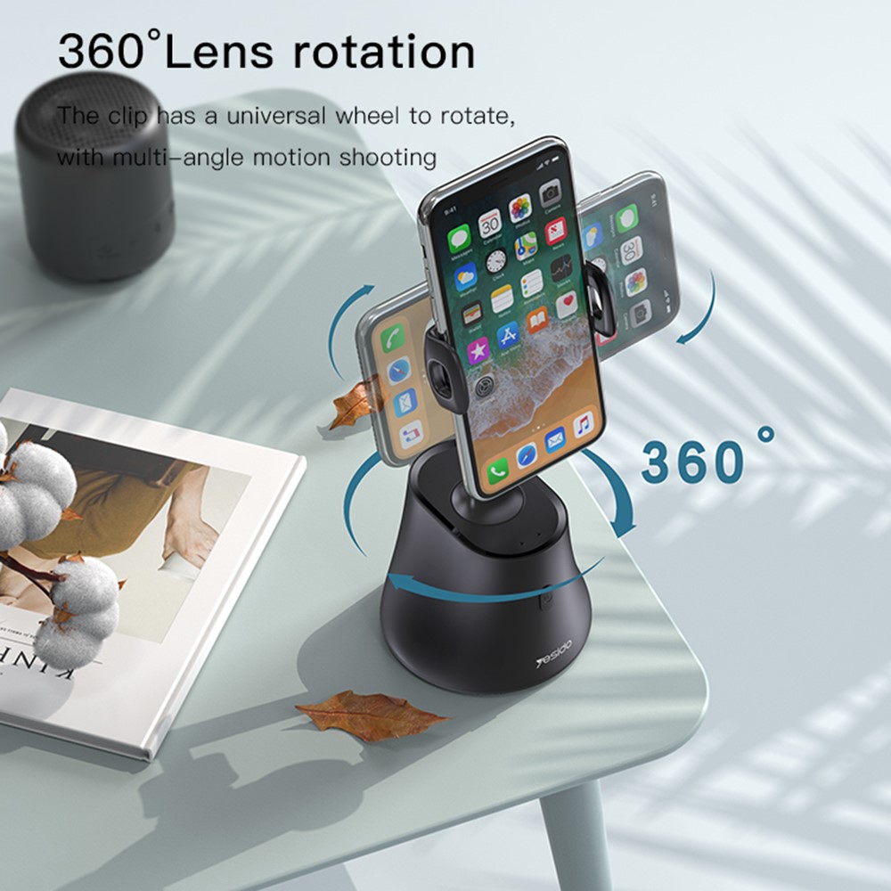 YESIDO SF10 360 Degrees Rotation Smart AI Follow Gimbal Face Tracking Phone Holder Stand for Live Broadcast Video Recording-3