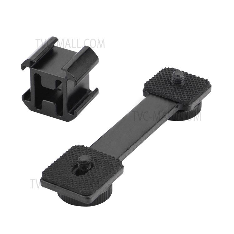 HSP0013 LED Video Fill Light Mount Cold Shoe Microphone Holder for DJI OM 4 / OSMO Mobile 2/3 / Zhiyun Smooth 4 / Feiyu Vimble Vlog Pocket-8