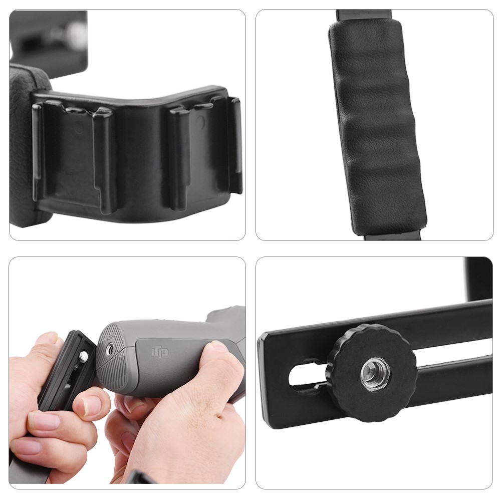 2Pcs/Set HSP6875 + Max2467 L-Shaped Handle Bracket Tripod Bracket for DJI OM 4 for OSMO Mobile 3/2 Stabilizer-10